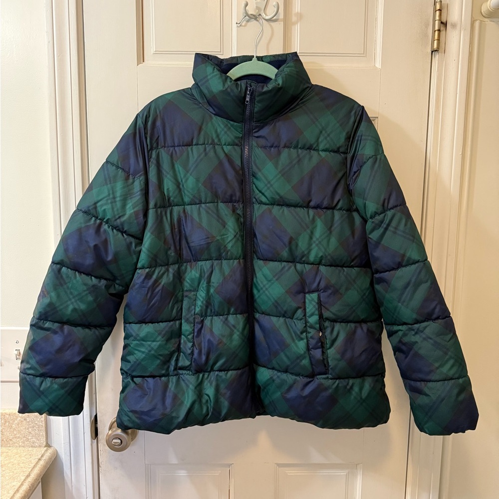 Old Navy Puffer Jacket - Blue and Green
